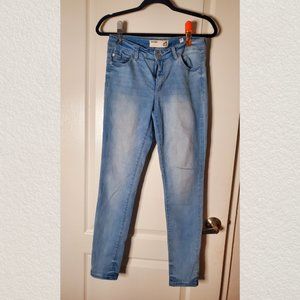 Garage High Waisted Skinny Light Wash Jeans Size 9